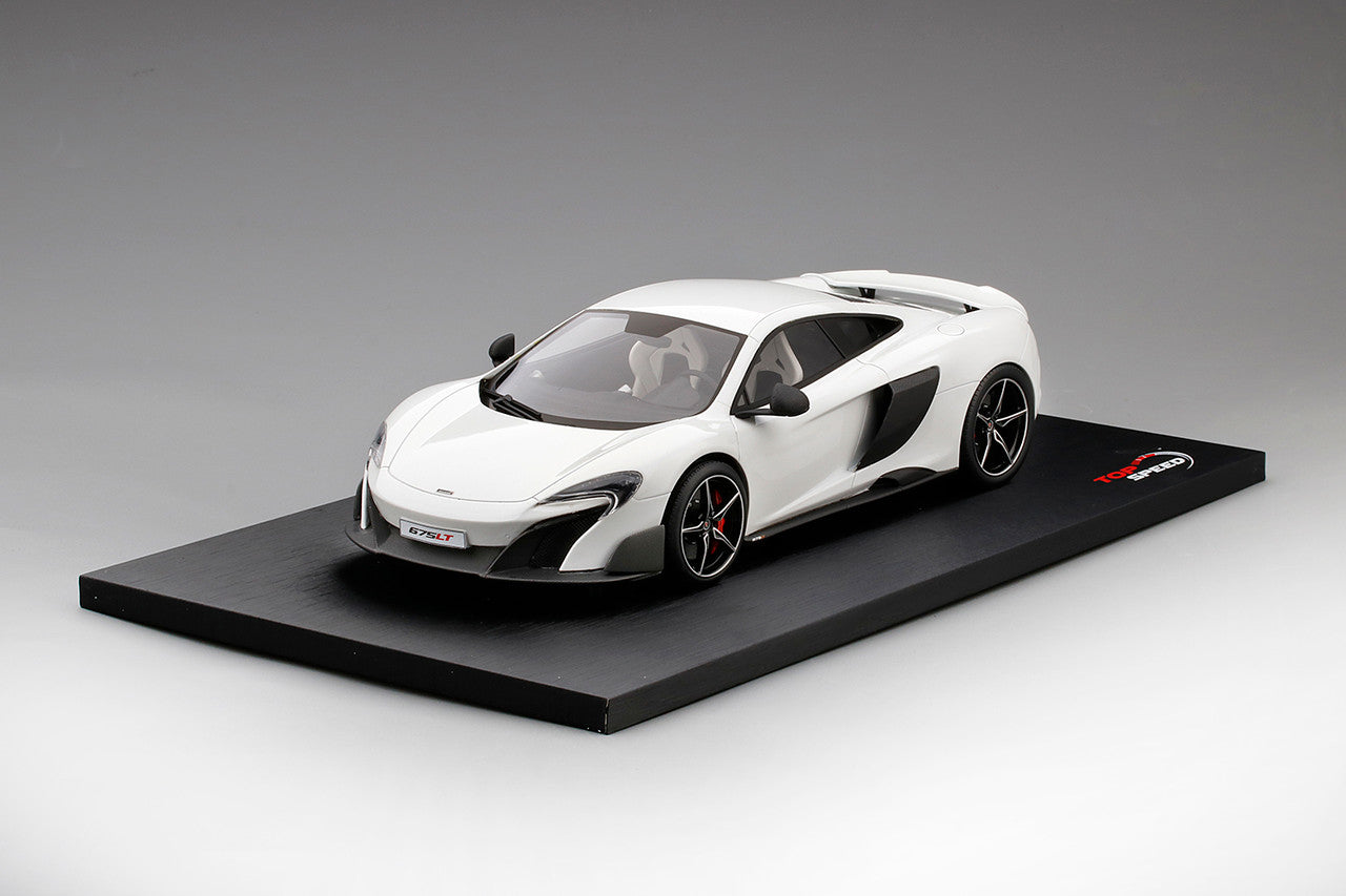 McLaren 675LT in Silica White- Resin Car