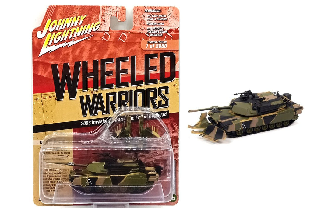M1A1 Abrams Tank camouflage – Johnny Lightning Wheeled Warriors 1:100 – JLML006-1A-6