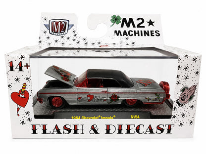 SUPER CHASE M2 Machines 1:64 Chevrolet Impala 1964 – Auto-Thentics Release S154 – 32500-S154-E-CHASE