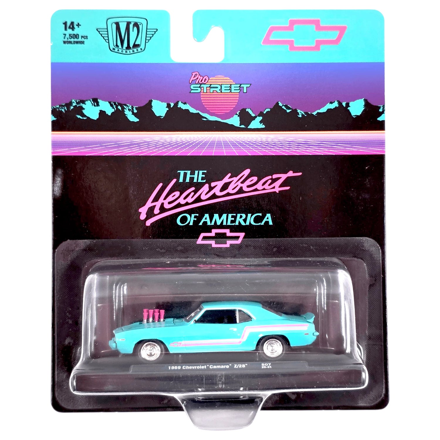 1969 Chevrolet Camaro Z/28  (M2 Machines Auto-Drivers Release S07 Set) 11228-S07-C