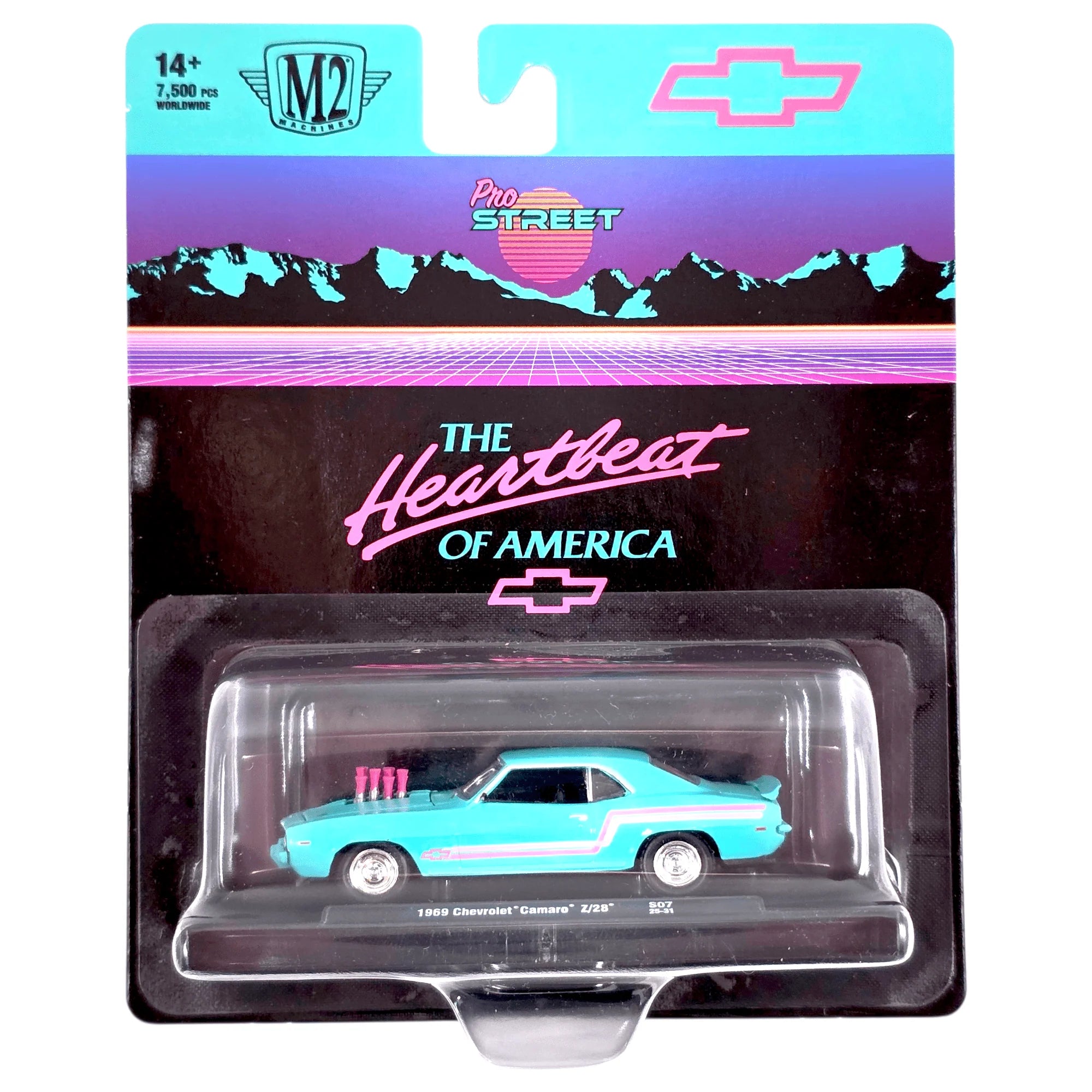 1969 Chevrolet Camaro Z/28  (M2 Machines Auto-Drivers Release S07 Set) 11228-S07-C