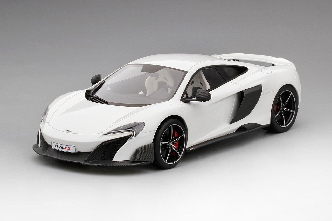 McLaren 675LT in Silica White- Resin Car