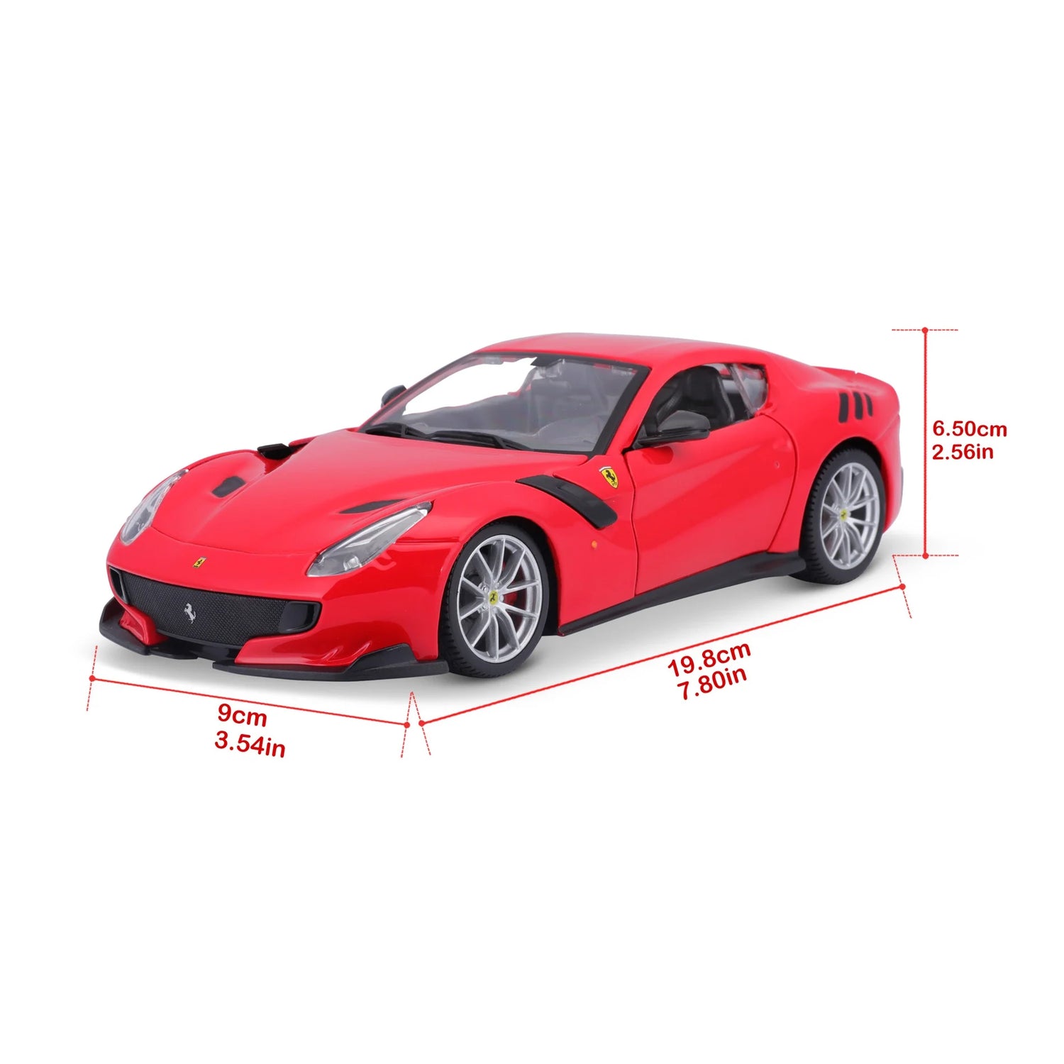 Bburago 1:24-Ferrari F12 TDF Red