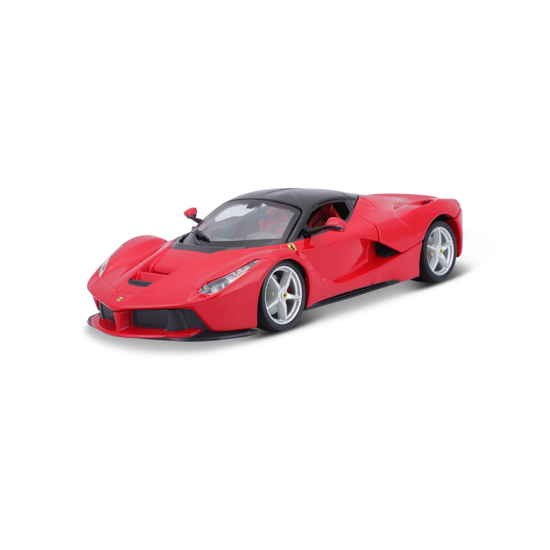 Bburago-1:24 Ferrari LaFerrari -- Red -- Race &amp; Play