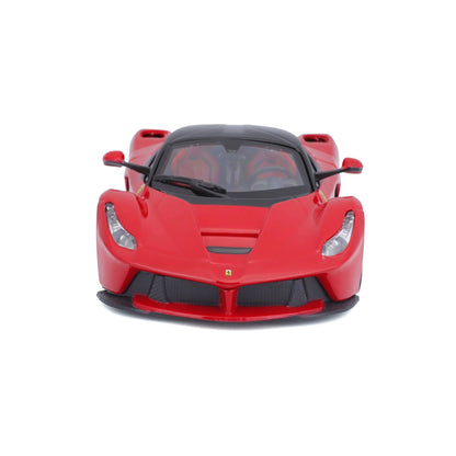 Bburago-1:24 Ferrari LaFerrari -- Red -- Race &amp; Play