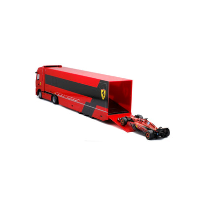 Iveco S-Way 570 Racing Transport with Ferrari SF-24 