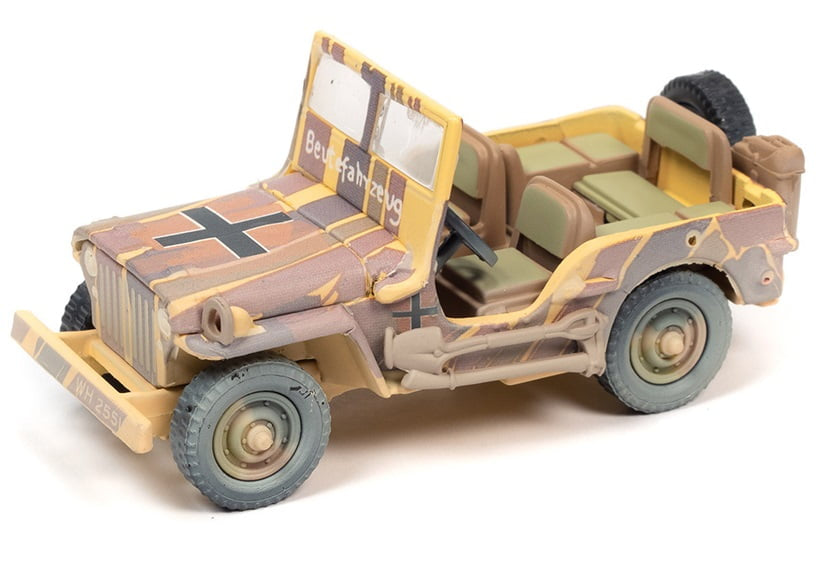 WWII Willys MB Jeep camouflage tan - JLML006-1B-4