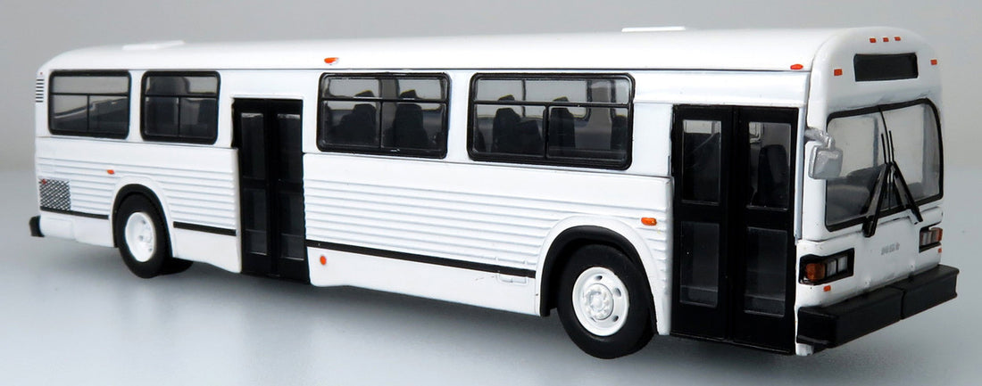 MCI Classic Transit Bus Blank/White