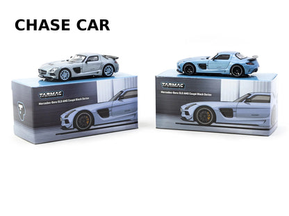 CHASE CAR Mercedes-Benz SLS AMG Coupé Black Series finition brute – Tarmac Works Global64 1:64 (T64G-027-MB-CHASE)