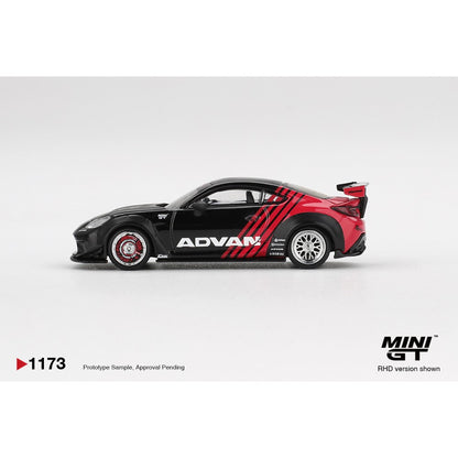 (PRE-ORDER 2026) MINI GT-TOYOTA GR86 LB NATION ADVAN (RHD) MGT01173-BL