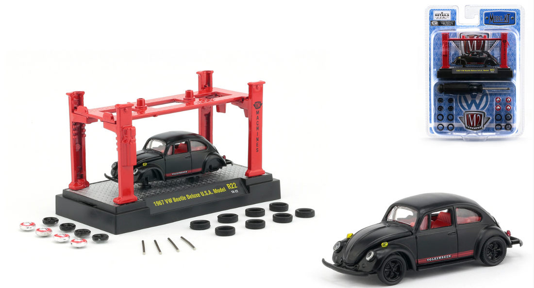1958 VW Beetle Deluxe U.S.A. Model, (Échelle-Scale 1:64)
