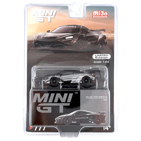 CHASE CARS-MINI GT-McLaren 720S LB Works Black (MGT00777-CHASE)