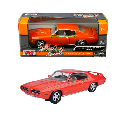 Pontiac GTO Judge 1969 Orange – Motormax 1:24 Timeless Legends – 73242AC-OR