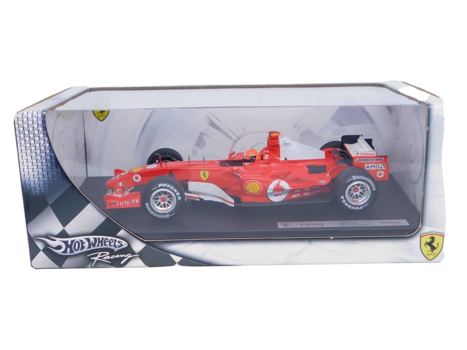 F1 Ferrari F2005 GP "M. Schumacher" by Hot Wheels Racing (Échelle-Scale 1:18)
