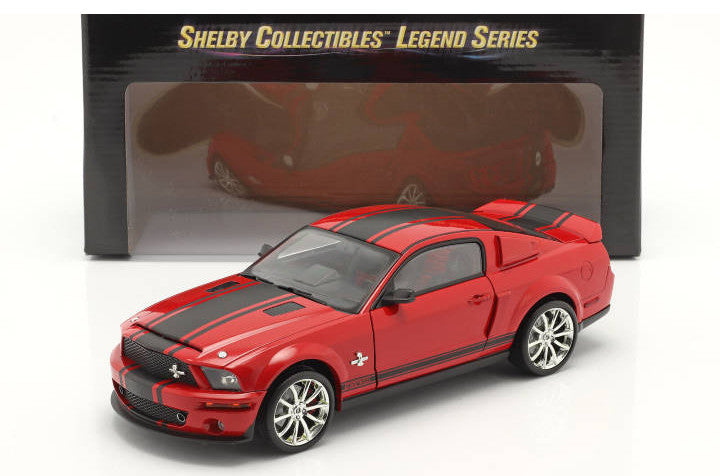 Ford Shelby Mustang GT500 Super Snake 2008 Rouge – Shelby Collectibles Legend Series 1:18 (sc313/red)