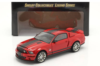 Ford Shelby Mustang GT500 Super Snake 2008 Rouge – Shelby Collectibles Legend Series 1:18 (sc313/red)