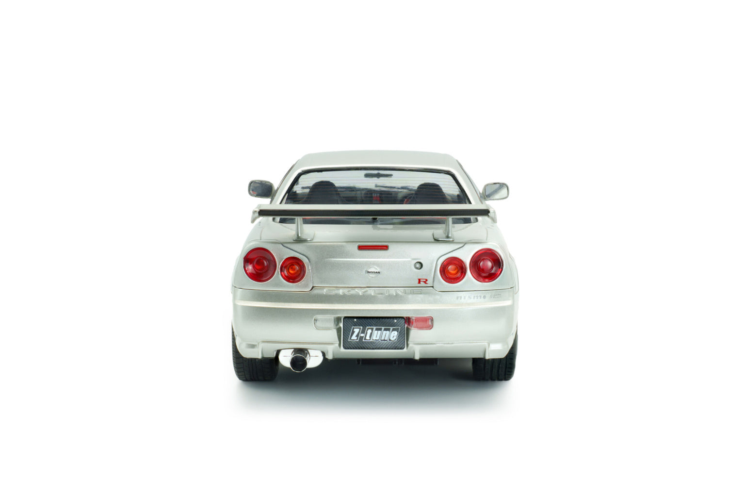 Solido 1:18 1999 Nissan Skyline GT-R (BNR34) with NISMO Parts – Silver – S1804312