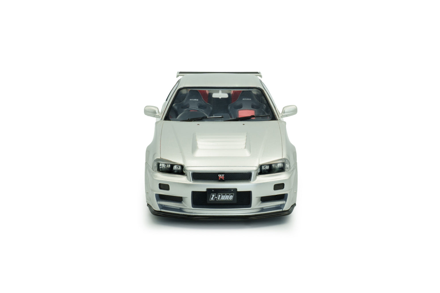Solido 1:18 1999 Nissan Skyline GT-R (BNR34) with NISMO Parts – Silver – S1804312