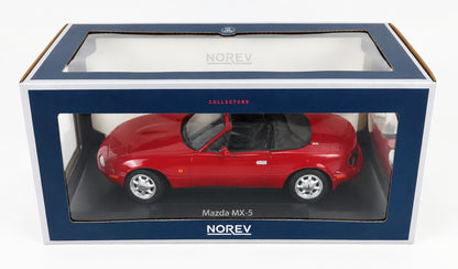 (PRE-ORDER 2027) Norev 1:18 1989 Mazda MX-5 Spider – Red 188020