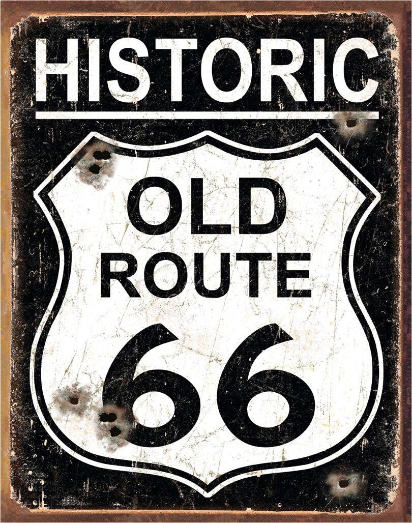 Historic Old Route 66 - Weathered