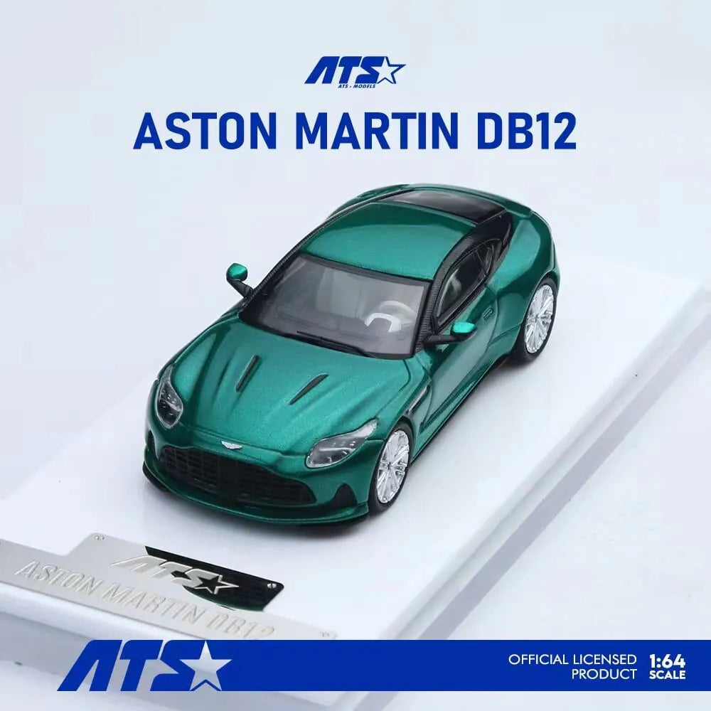 ATS MODELS 1/64-Aston Martin DB12 Metallic Green ATS881303