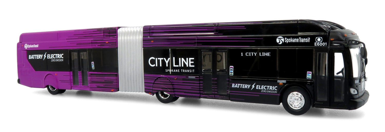 NFI Xcelsior XE60 5-Door Articulated Transit Bus: Spokane Transit City Line
