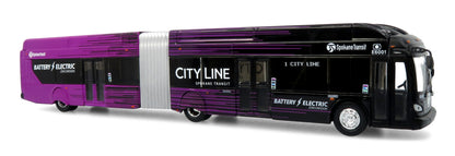 NFI Xcelsior XE60 5-Door Articulated Transit Bus: Spokane Transit City Line