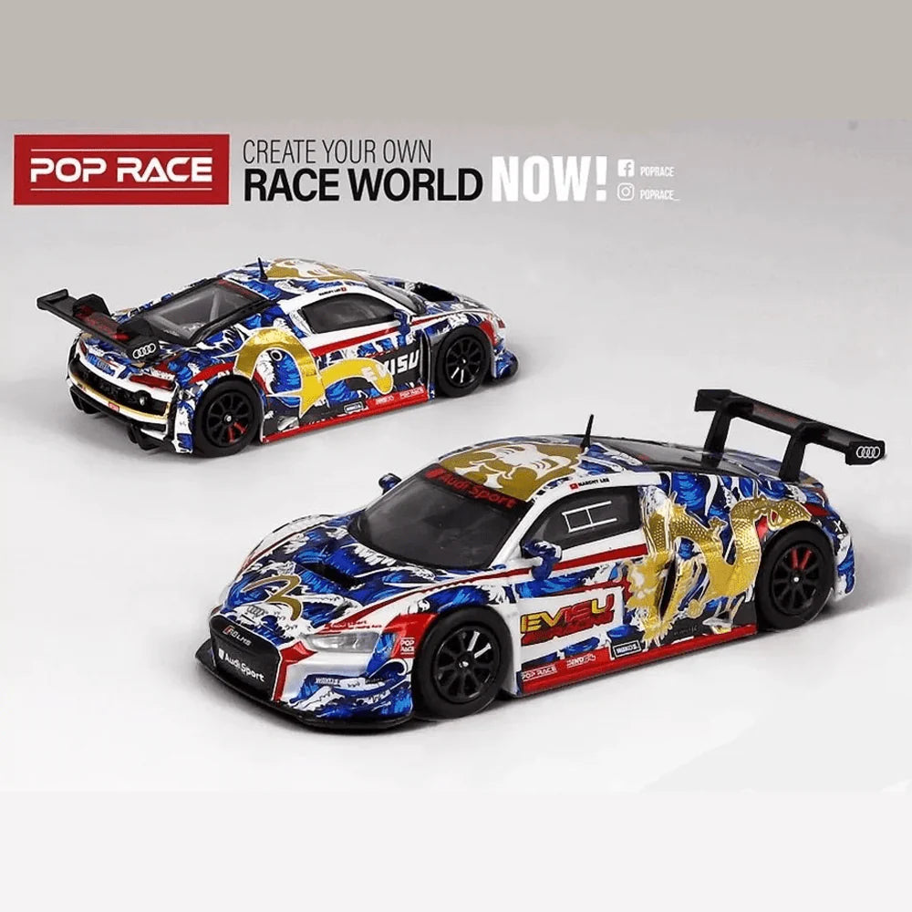 POPRACE 1/64-Audi R8 LMS "Evisu Racing X Works  PR64-R8LMS-EVISU