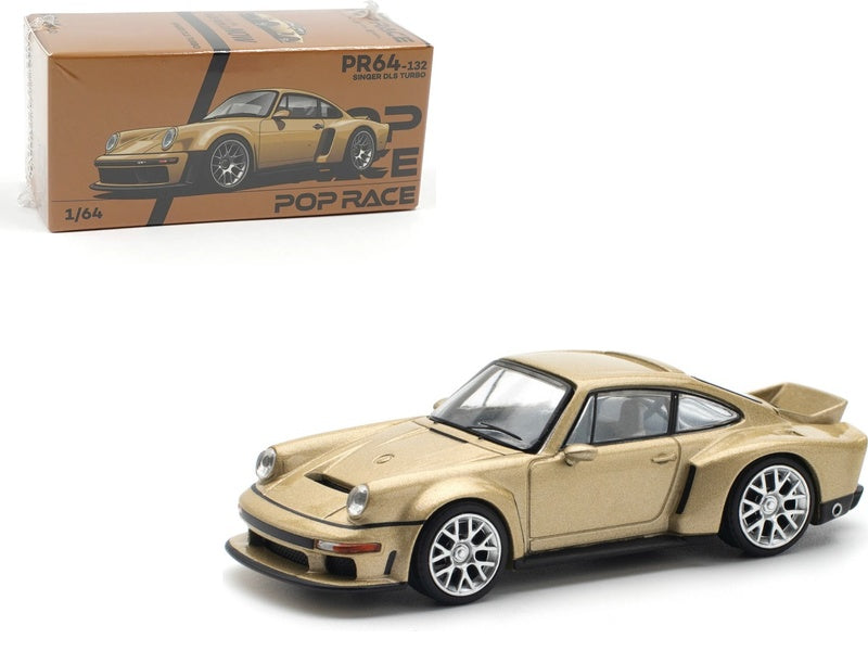 PopRace 1:64 Singer DLS Turbo (Road) Gold (PR640132)