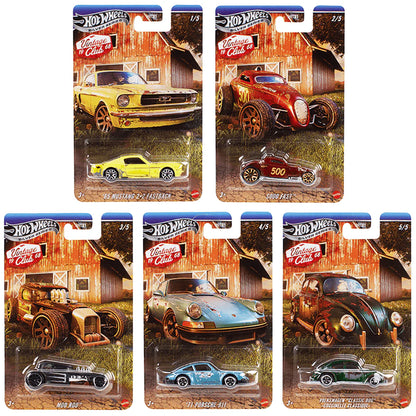 Hot Wheels 2025 Vintage Grand Prix - Assortment A (Set of 5) HRT81