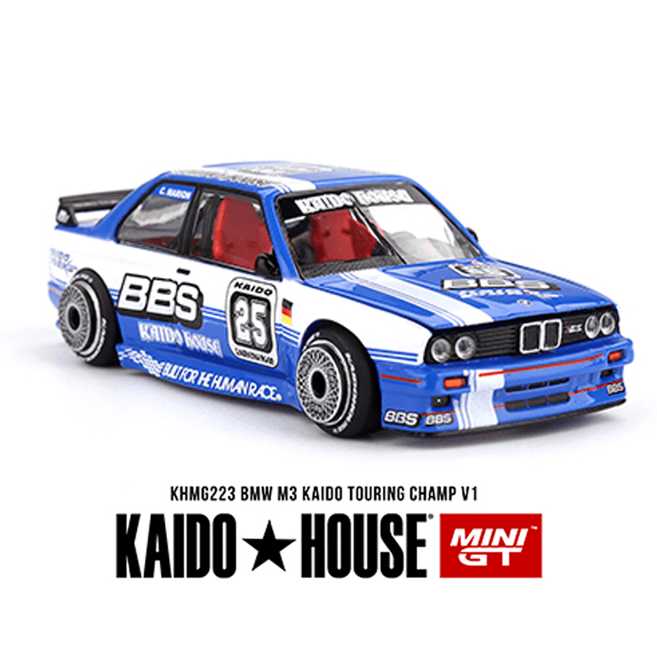 (PRE-ORDER 2025)  Kaido House x Mini GT - Volkswagen T1 KAIDO WORKS V1 – Turquoise/White KHMG223