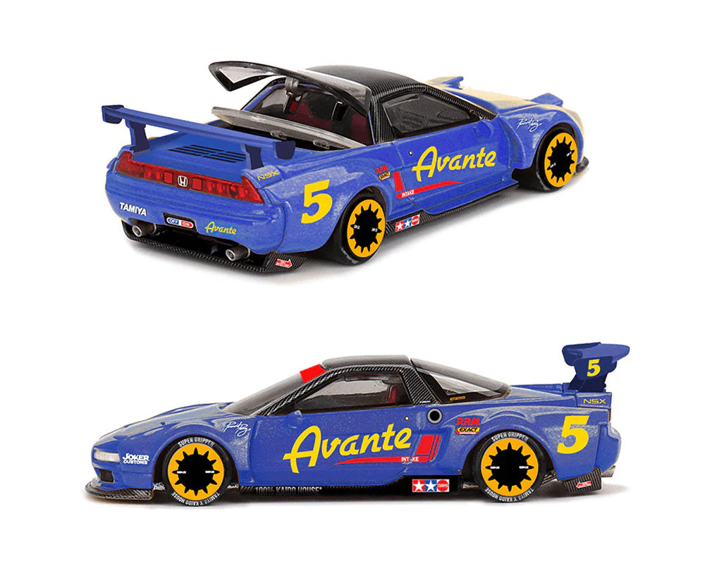 (PRE-ORDER 2026) Kaido House x Mini GT -Honda NSX Tamiya X Kaido House Avante V1- Blue KHMG236