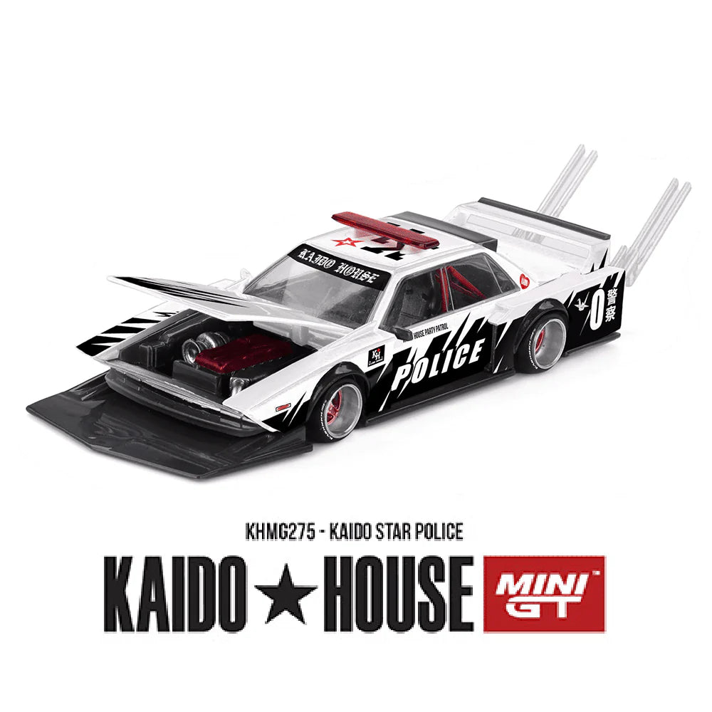 (PRE-ORDER 2026) Kaido House x Mini GT-Kaido Star Police – White – Limited Edition (KHMG275)