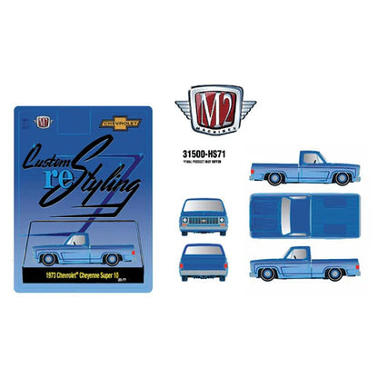 1973 Chevrolet Cheyenne Super 10 Custom Re Styling (M2 Machines 31500-HS71)
