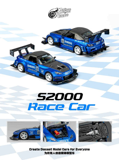 MicroTurbo - Honda S2000 Race Car - Blue