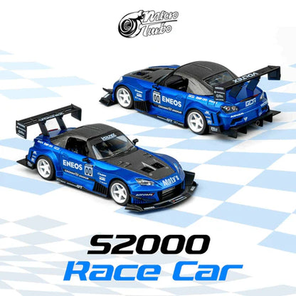 MicroTurbo - Honda S2000 Race Car - Blue