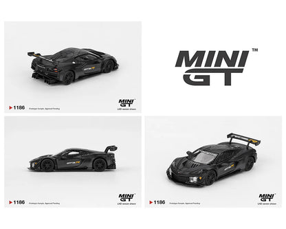(PRE-ORDER 2026) MINI GT-Nissan LB- Chevrolet Corvette Z06 GT3.R Road America Test car – Black MGT01186-BL