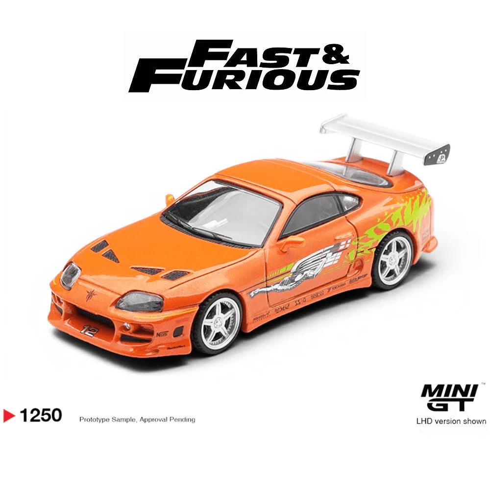 (PRE-ORDER 2026) Mini GT 1:64 Fast &amp; Furious Toyota Supra BOMEX “The Fast and the Furious” Brian O’Conner – Limited Edition (MGT01250-BL)
