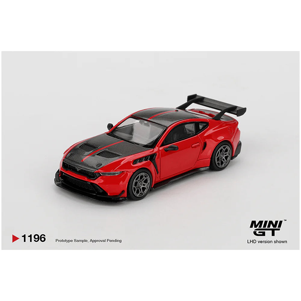 (PRE-ORDER 2026) Mini GT- Ford Mustang GTD – Race Red MGT01196-BL