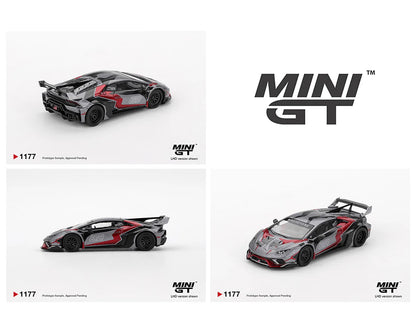 (PRE-ORDER 2026) MINI GT-LB★WORKS Lamborghini Huracán GT RONIN – Grey MGT01177-BL