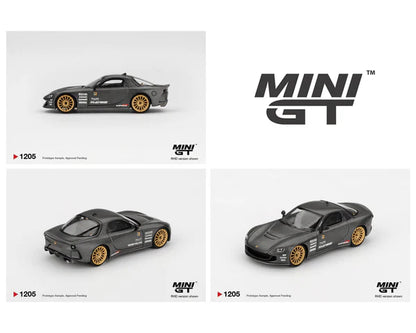 (PRE-ORDER 2026) Mini GT- Mazda RX-7 RE-Amemiya Matsukiyo KOKU 3 Rotor NA-7 TAS 2025 Best Tuned Car Award – Carbon MGT01205-BL