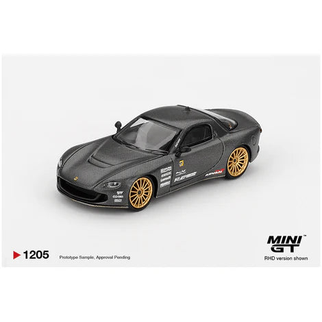 (PRE-ORDER 2026) Mini GT- Mazda RX-7 RE-Amemiya Matsukiyo KOKU 3 Rotor NA-7 TAS 2025 Best Tuned Car Award – Carbon MGT01205-BL