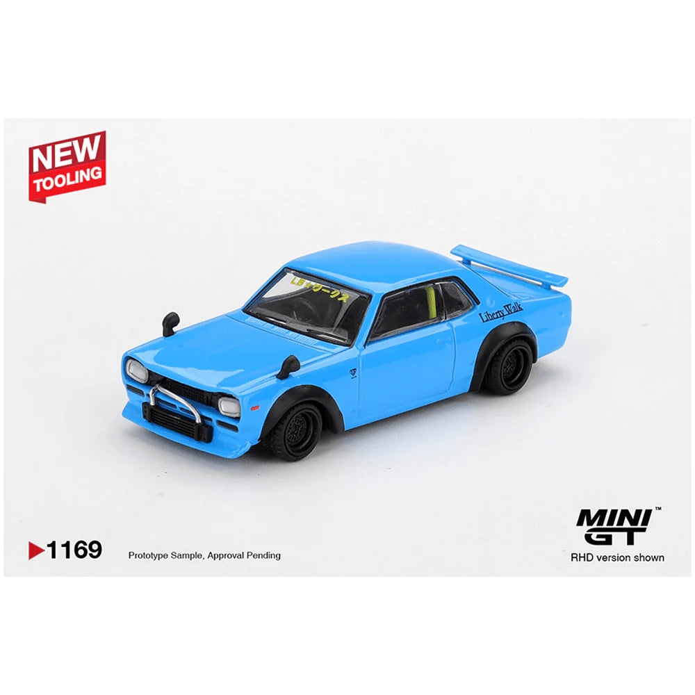 (PRE-ORDER 2026) MINI GT-Nissan LB★Works HAKOSUKA – (Baby Blue) MGT01169-BL