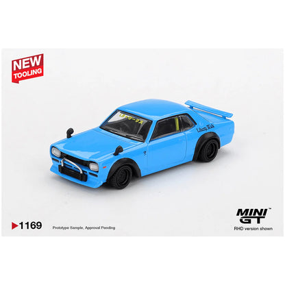 (PRE-ORDER 2026) MINI GT-Nissan LB★Works HAKOSUKA – (Baby Blue) MGT01169-BL