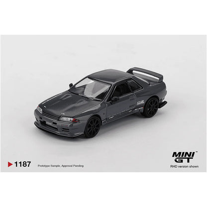 (PRE-ORDER 2026) MINI GT-Nissan Skyline GT-R Top Secret VR32 – Stealth Grey- MGT01187-BL