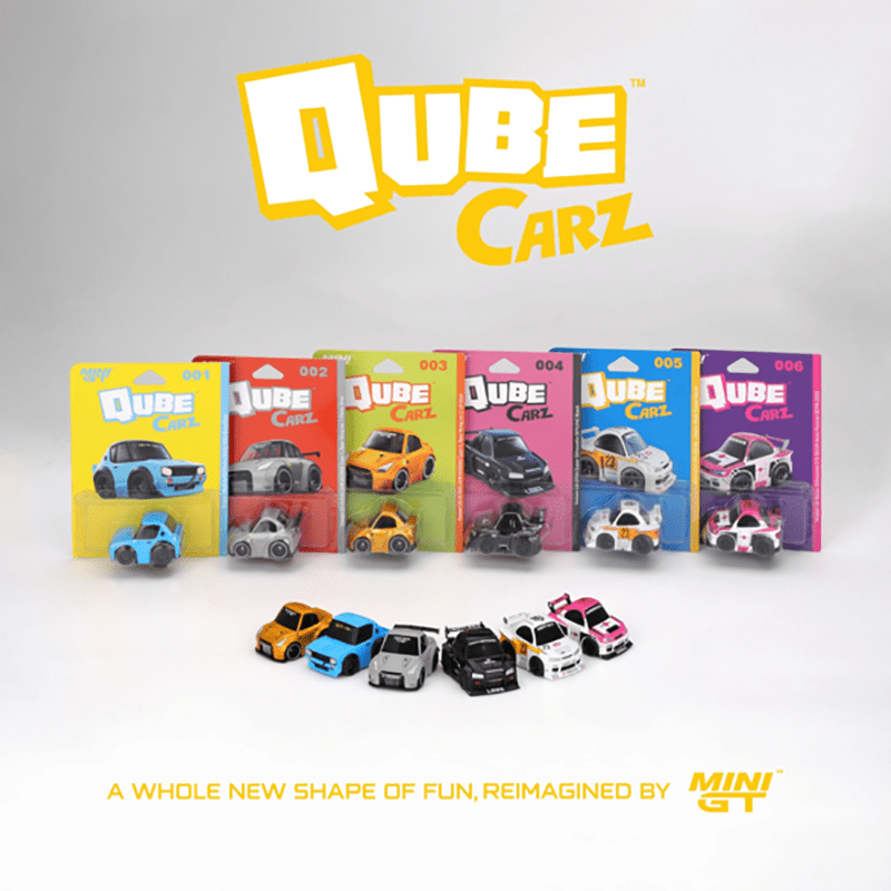 Mini GT - QubeCarz Series 1 Liberty Walk Assortment (Set de 6- Boîte scellé-Set of 6-Sealed box)