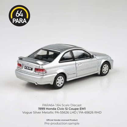 1999 Honda Civic Si Coupe EM1 - Vogue Silver Metallic, PA-55626