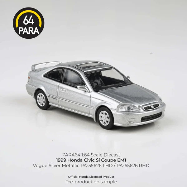 1999 Honda Civic Si Coupe EM1 - Vogue Silver Metallic, PA-55626
