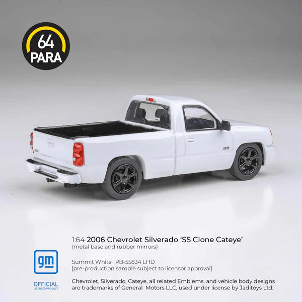 PARA64-2006 Chevrolet Silverado Single Cab - Summit White PB-55834