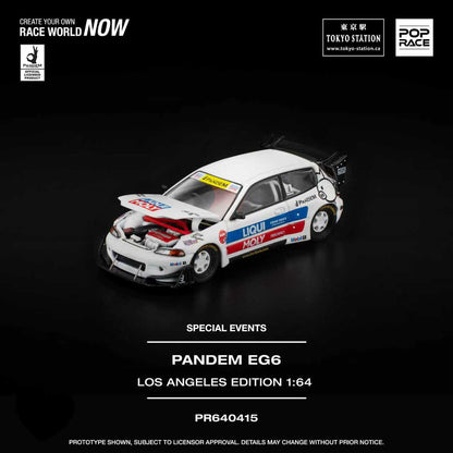 POPRACE 1/64-Pandem Civic EG6 RHD (Right Hand Drive)  PR640415